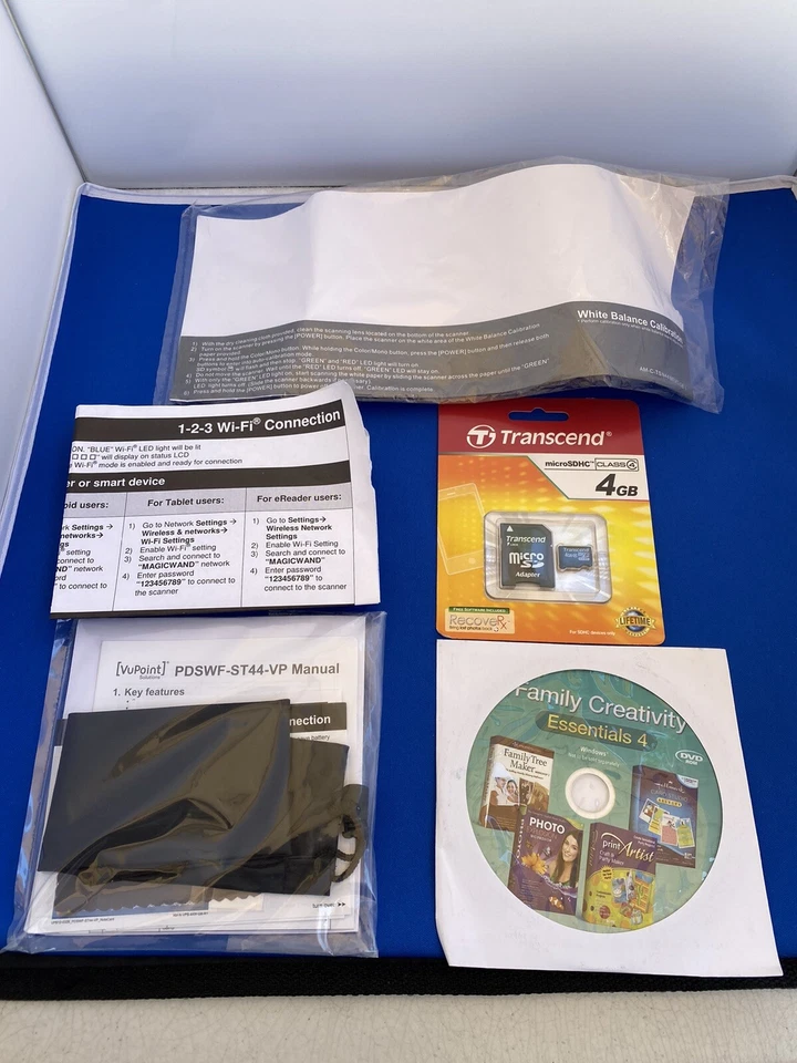 VuPoint Solutions MAGIC WAND 2 Portable Document Scanner New Unused L@@K! L@@K! - Image 3 of 4