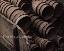 1920 Vintage EDWARD STEICHEN Wheelbarrow Flower Pots Heidelberg Photo Engraving