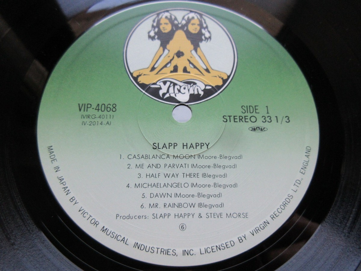 Slapp Happy ST Japan Vinyl LP w OBI 4068 Henry Cow Anthony Moore