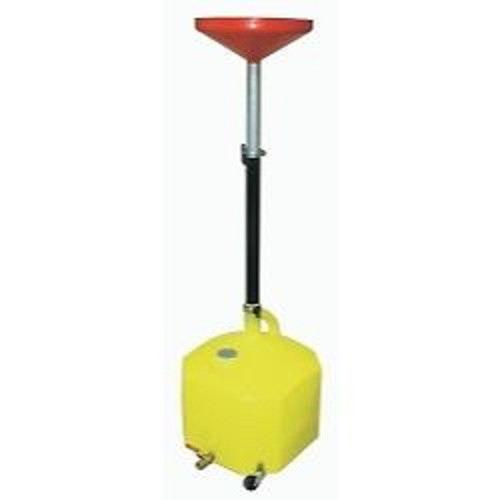 Extendable Telescoping Under Hoist 18 Gallon Roll around Oil Drain Pan