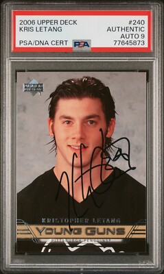 昔のGMMノート　サイン沢山　taynew kristsingto等 2006-07 UD Young Guns Kris Kristopher Letang #240 Signed Rookie RC