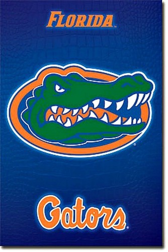 university of florida gators college football team logo poster