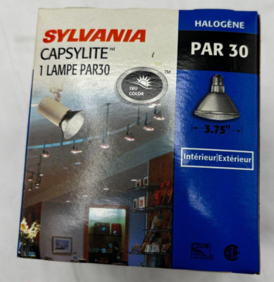 LOT OF 3 SYLVANIA CAPSYLITE 50PAR30/CAP/NSP9 LIGHT LAMP BULB PAR30 130V 50W  