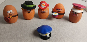 McDonald's Nugget Buddies - 5  piece Lot - Some belts and hats