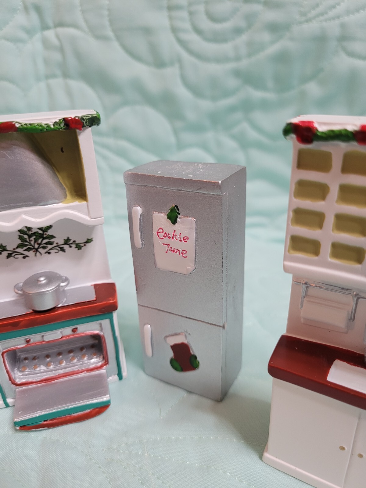 Collections Etc.Dollhouse Furniture Miniatures Resin Kitchen Set eBay
