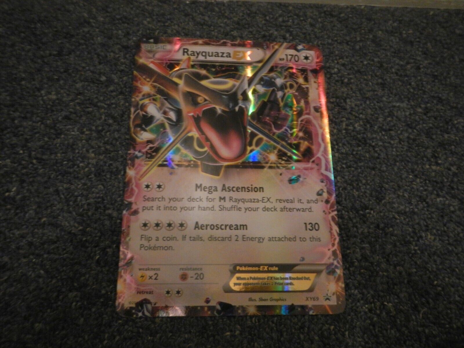 Carta Pokemon Rayquaza Ex Shiny Promo Inglês