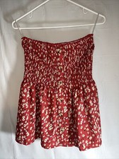 SHEIN Woman’s Size S Floral Strapless Sleeveless Mini Dress