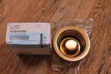 Mountain Plumbing Waste Disposer Trim Collar with Matching Stopper MT204/PVDBB