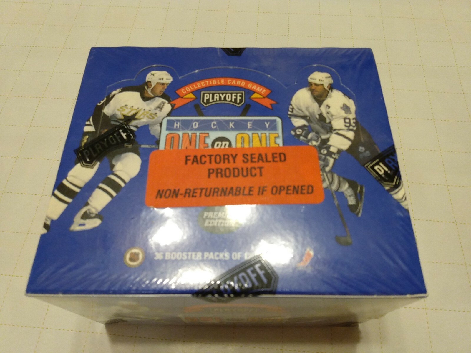 *FACTORY SEALED* 1995 Playoff One on One Hockey Card Box Sealed, 36