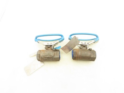 Milwaukee Valve 22CSOR-02L0GS-005 2-Way Ball Valve 1'' WBC 2000WOG Lot Of 2