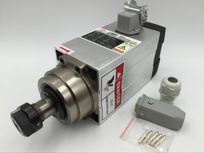 Air-cooled CNC Spindle Motor VFD Inverter 1.5KW Cutting and Engraving Spindle