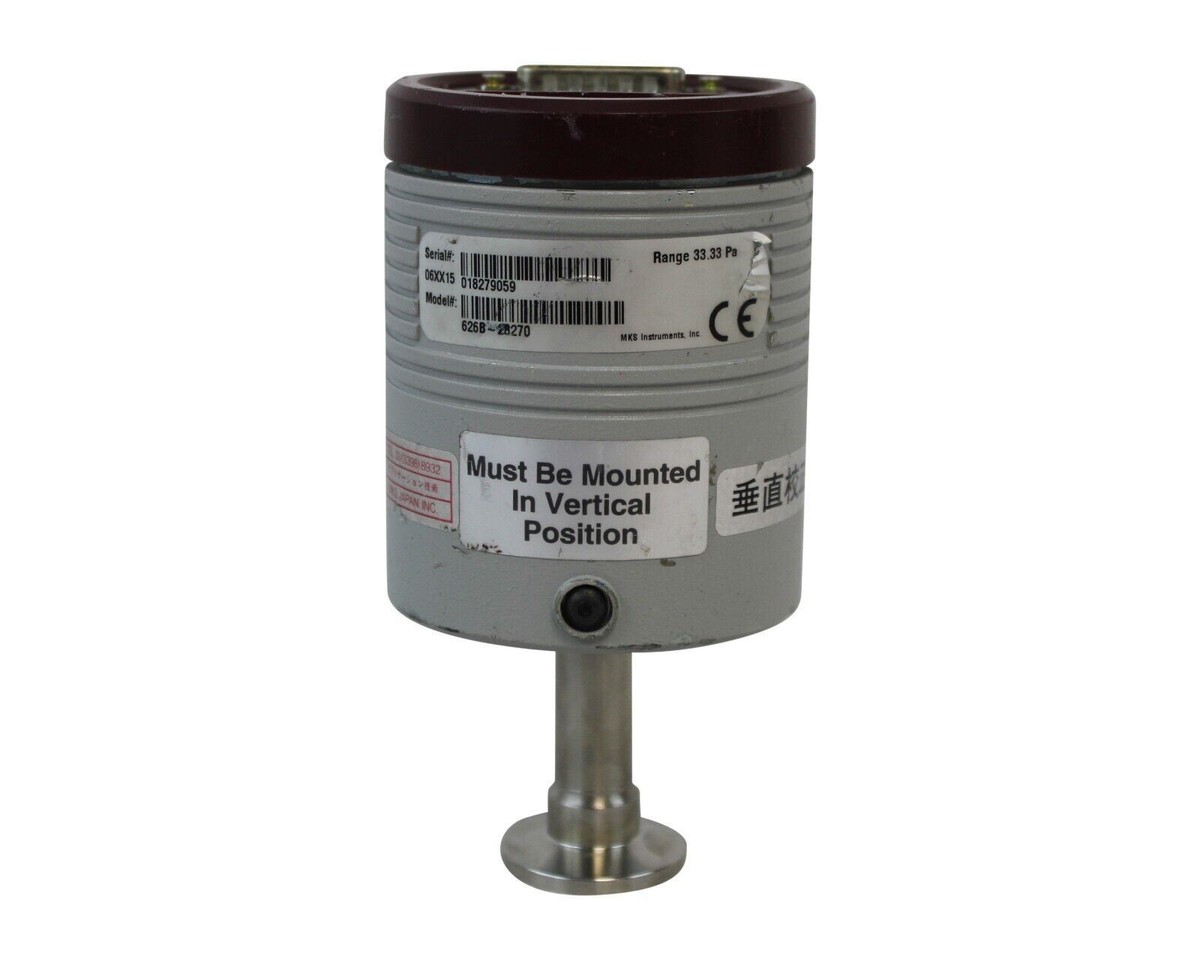 MKS INSTRUMENTS 626B-28270 BARATRON CAPACITZNCE MANOMETER RANGE 