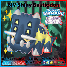 BASTIODON ✨ SHINY 6IV ✨ Pokemon Brilliant Diamond and Shining Pearl lv100 + EVs