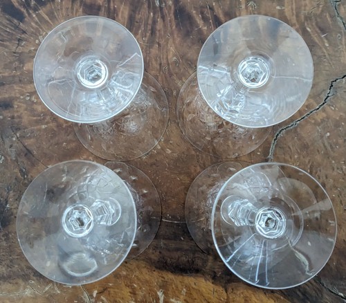 Tiffin-Franciscan Elyse Champagne Glasses Set Of 4 5.75" - Picture 3 of 14