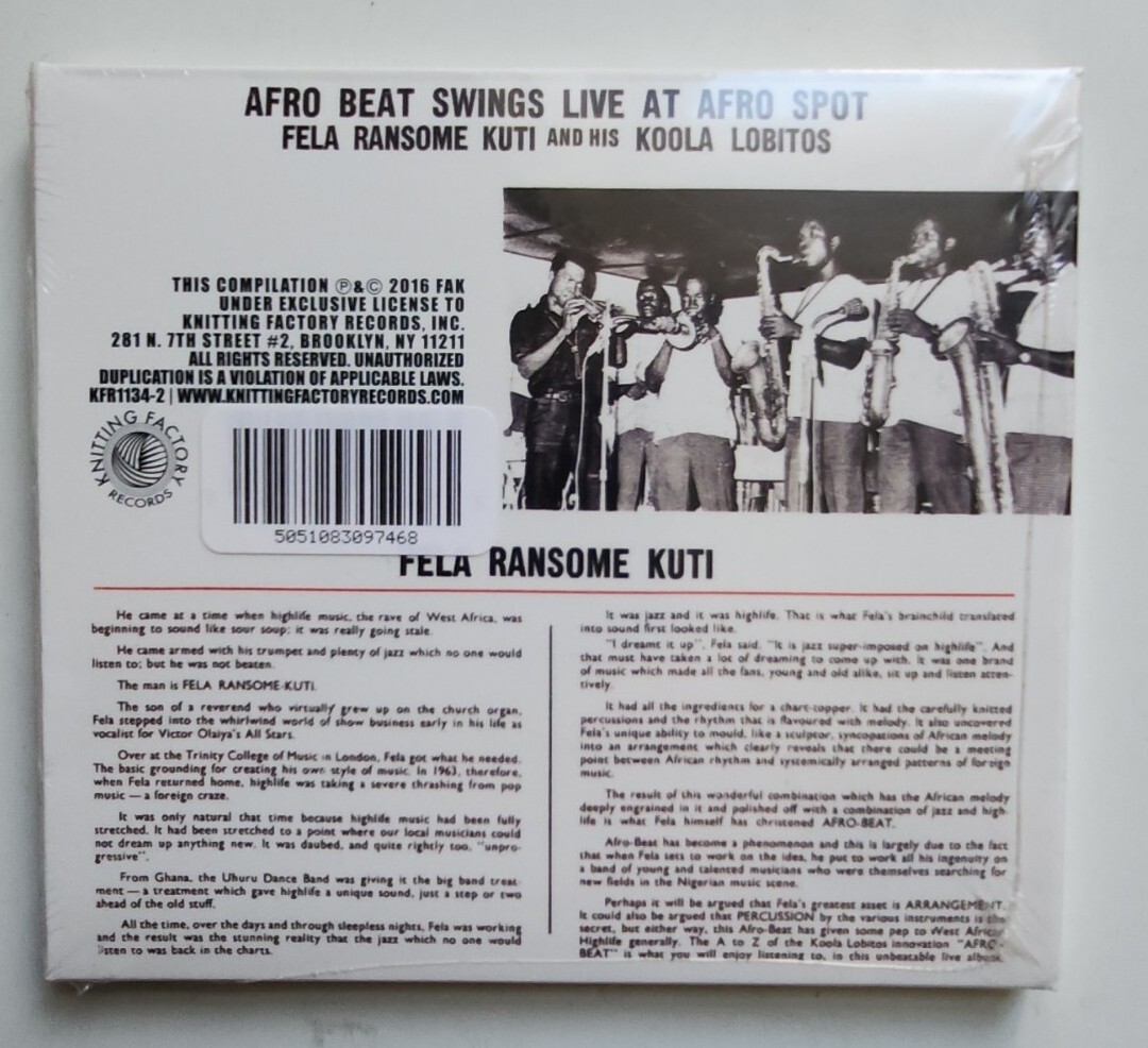 Fela Ransome Kuti And His Koola Lobitos - Highlife Jazz LIVE 3 x