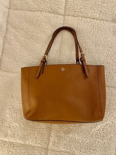 Authentic Tory Burch York Tote in Camel with orig… - image 1