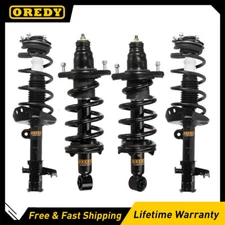 Front & Rear Struts Springs for 2007 2008 2009 2010 2011 Honda CRV CR-V 4PCs Set