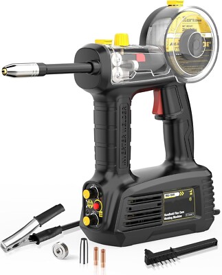 Máquina de soldadura portátil de mano de 110 V, E 100 A con núcleo fundente