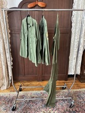 1960s 1970s USMC army military lot 2 shirts and coveralls reseller lot 3 pieces