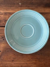 Fiestaware Saucers Turquoise / Blue VTG