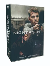 The Night Agent: Complete TV Series Season 1-2 (DVD Box Set 8-Disc) Sealed