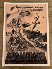 Goliathon Original South African movie poster Johannesburg Rare