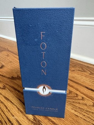 Foton Pearled Candle Unscented w 35 Wicks Black