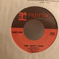 Sandie Shaw Girl Don&rsquo;t Come / Far Better Off Without You RARE 45 Reprise Pye