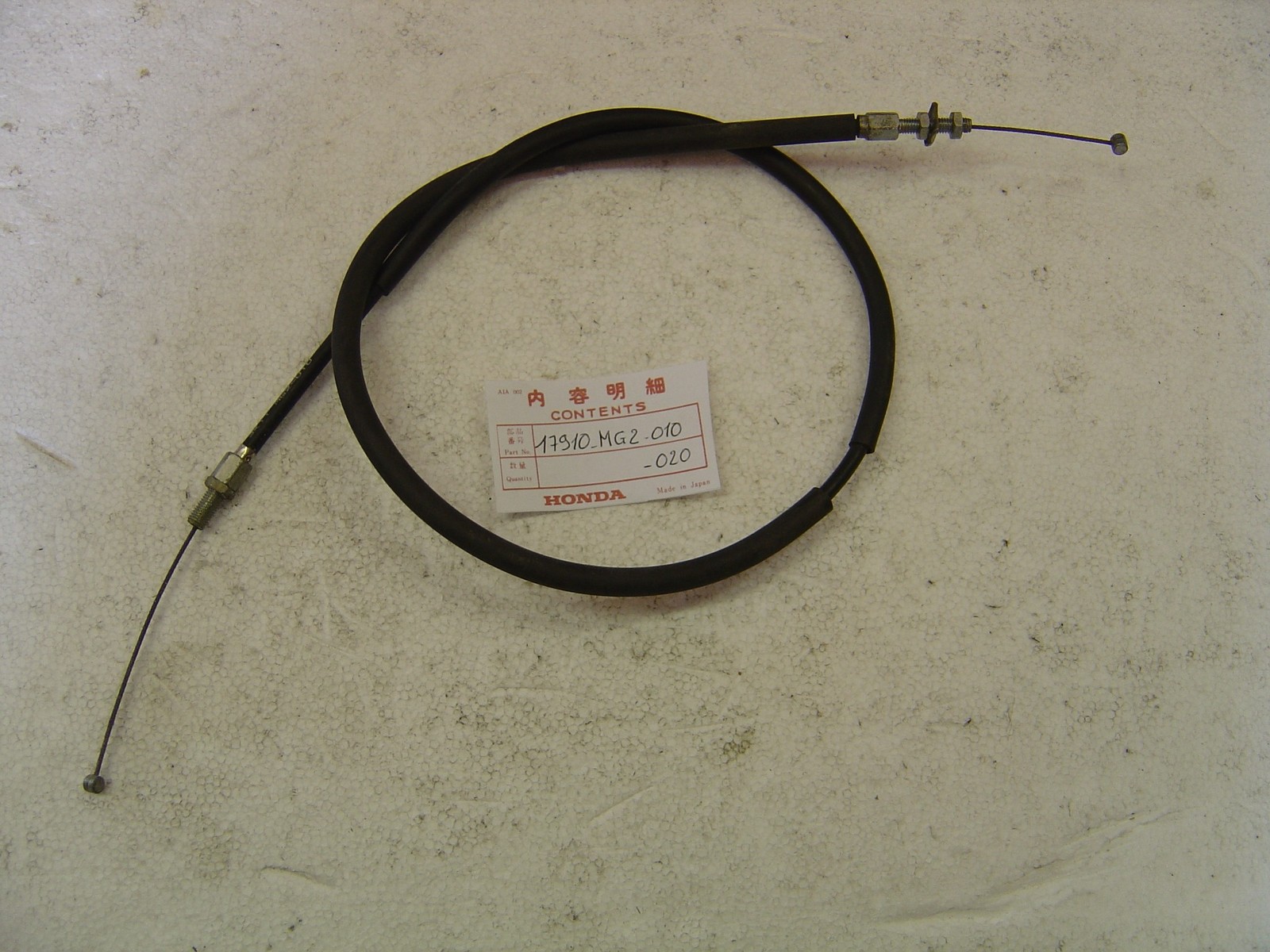 Câble de gaz tirage XL600R 1983 pour rouler sereinement en moto de collection