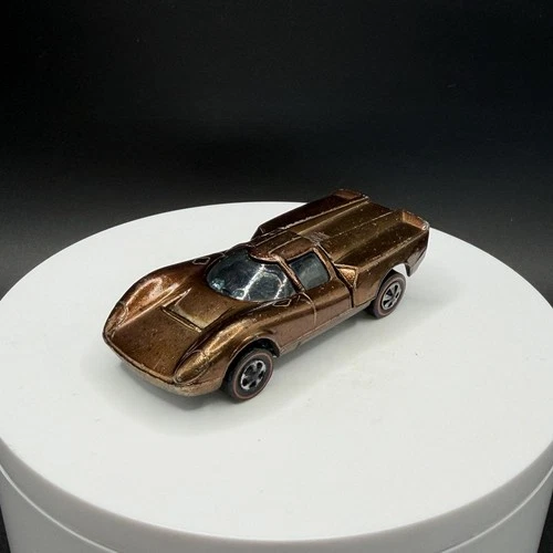 Vintage Hot Wheels Redline Lola GT70 Brown US - Excellent Condition