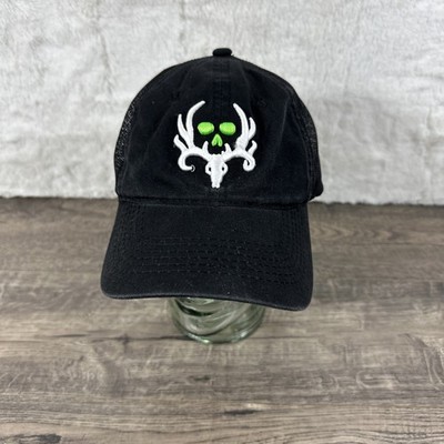 Platinum Series Outdoors Cap Bone Collector Black Green Adjustable Trucker Hat
