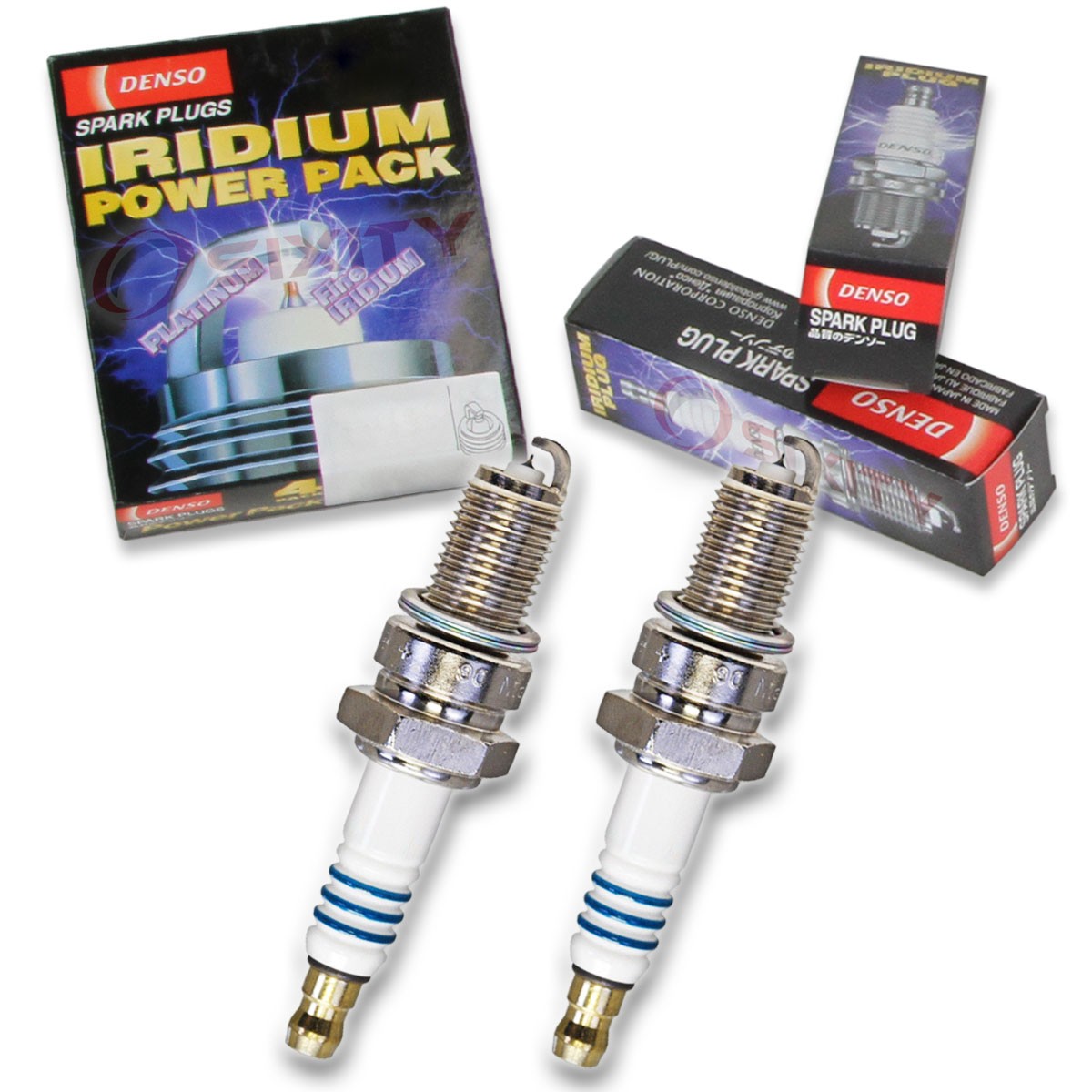 2 pc Denso Iridium Power Spark Plug for Suzuki VZ800 Marauder 1997-2004 Tune rl