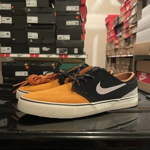 Nike Zoom Stefan Janoski OG+ SB Men’s 8.5 Orange Black White Olympic Safari RARE