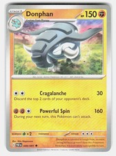 Pokemon TCG Donphan Paldean Fates 049/091 Uncommon NM