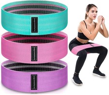 Exercise Bands, 3 Levels Fabric Resistance Bands for Working Out, Workout Bands