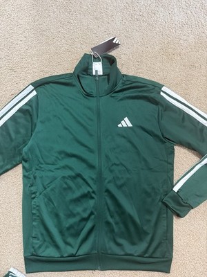 adidas Essentials Tricot 3-Stripes Tracksuit 2 Piece Set Small
