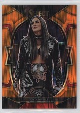 2023 Panini Select WWE Concourse Orange Flash Prizm Sonya DeVille #74 0z68