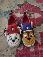 Paw Patrol boys 12 slip on shoes youth children casual Chase Marshall dog