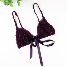 Hanky Panky Purple Lace Bralette Size X-Small