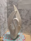 VINTAGE HAEGER CERAMIC SCULPTURE SWAN 20" USA POTTERY