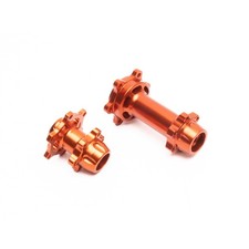 Losi Aluminum Hub Set Machined Orange PM-MX/SM LOS362003 Electric Car/Truck