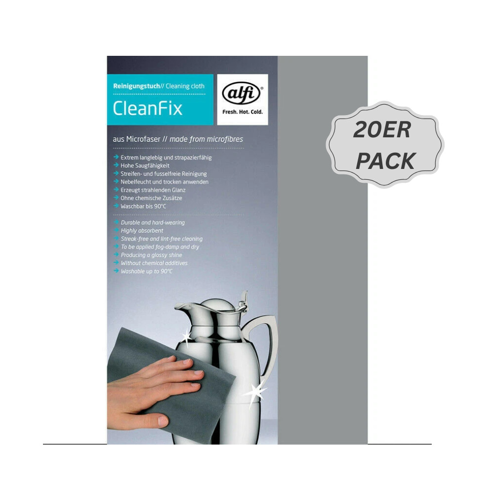 ALFI Mikrofasertuch Reinigungstuch waschbar 50x40cm fr Edelstahl 20er 3590₽