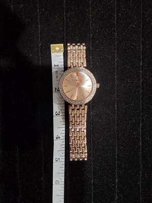Michael Kors Darci Watch Rose Gold 39mm Crystals | eBay display picture 3