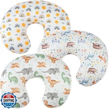 Tontukatu Nursing Pillow Cover Set 3 Pack Nursing Pillow Slipcovers for Moms