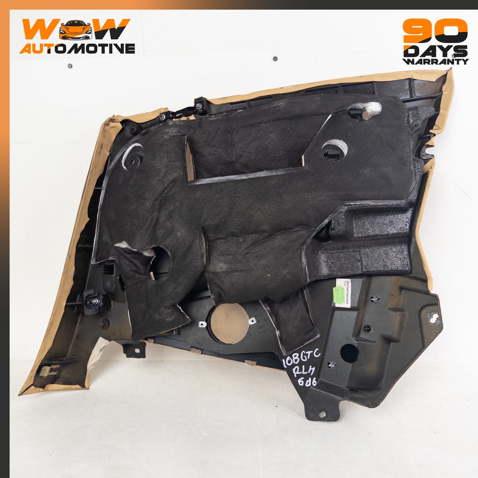 07-13 BENTLEY CONTINENTAL GTC REAR LEFT DRIVER SIDE INTERIOR QUARTER TRIM OEM