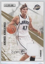 2010-11 Panini Rookies & Stars Gold Materials 63/299 Andrei Kirilenko #82 0b1