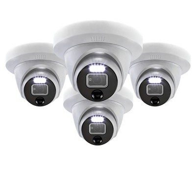 Swann 4K Add-on DVR Dome Security Camera, IP Cam for Indoor & Outdoor Home 4pcs