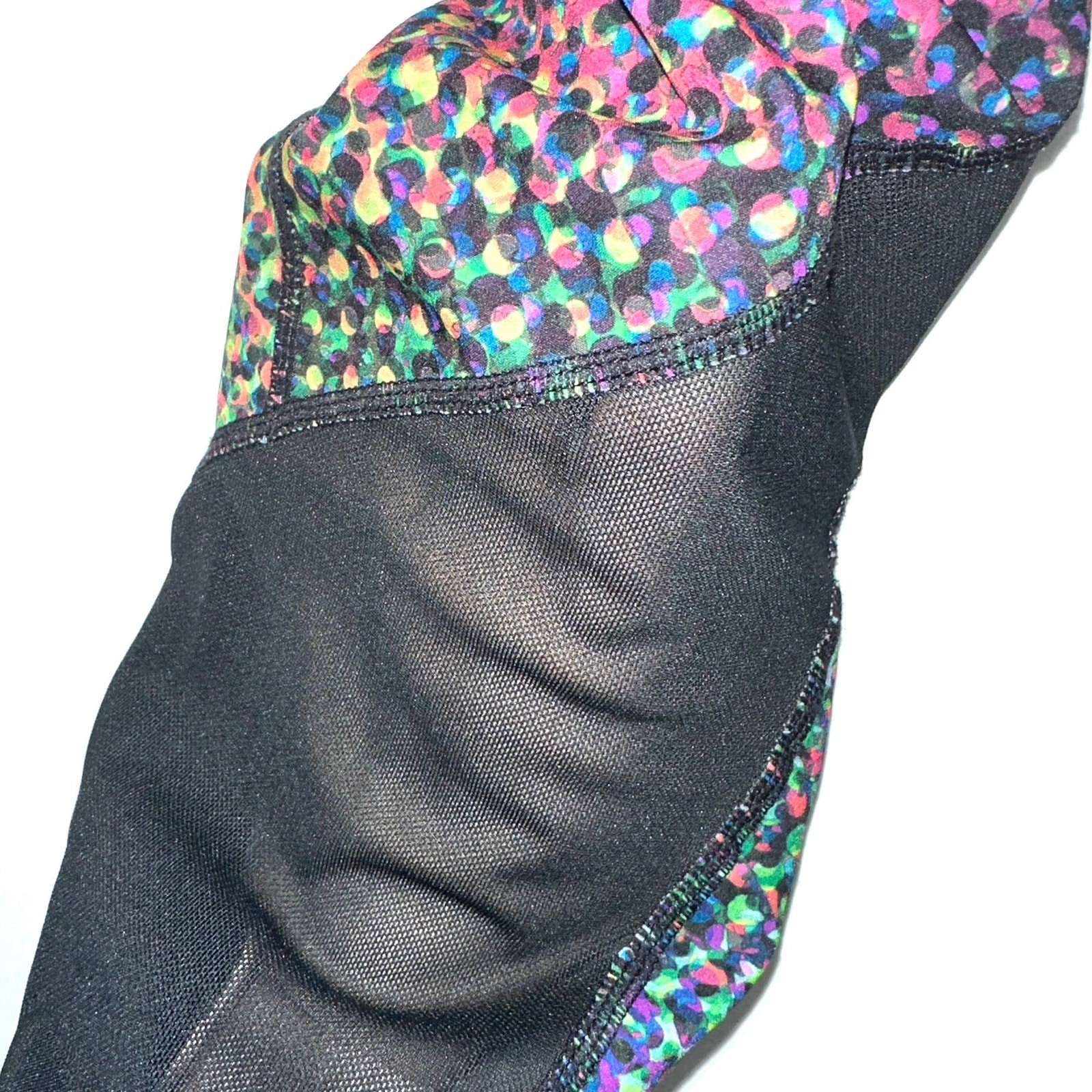 Nike Pro HyperCool Multicolor Pattern Mesh Capri … - image 5