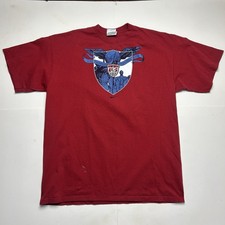 Y2K Nike USMNT Soccer T-Shirt Red Abe Lincoln Graphic Team Nike Sz XL