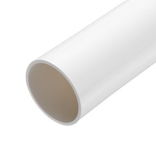101.6mm ID 110mm OD 9" Length 4" PVC Rigid Tube Round Pipe Tubing White